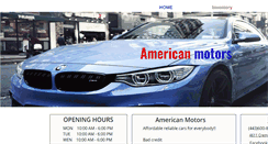 Desktop Screenshot of americanmotorsmd.com